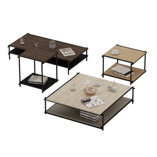 CENTER AND SIDE TABLE