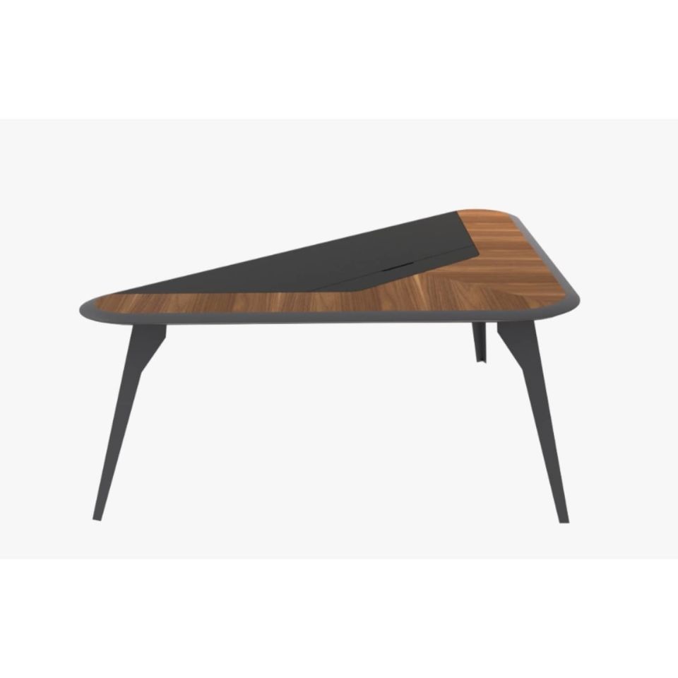 Bureau Wise (Nevada - Noyer sans nœuds) - Mobilier de bureau