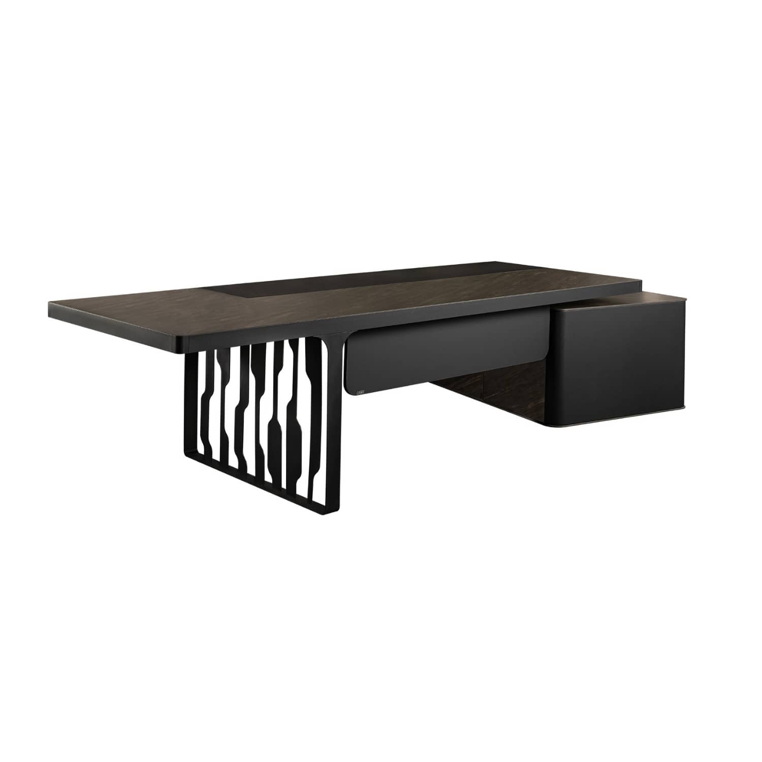 Trench Makam Masası | Ofis Mobilyaları 235 cm - Rebap - Taş Rengi