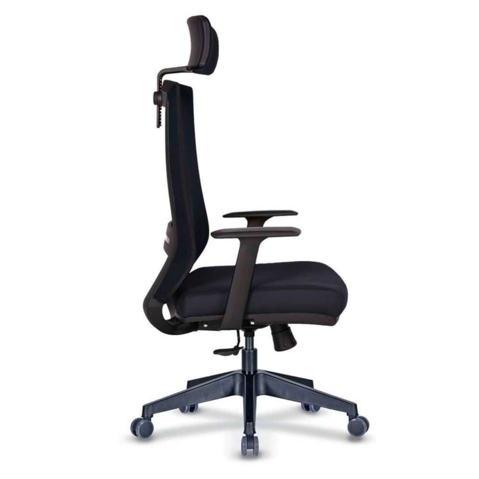 Fauteuil de direction Tao Mesh, tissu mesh anthracite Tao 01