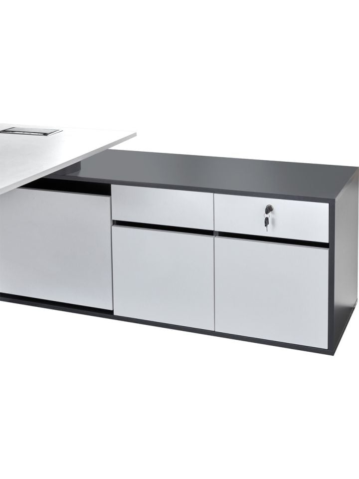 Galaxy Maxi Shelf L Study Desk - Office Desk | Office Furniture