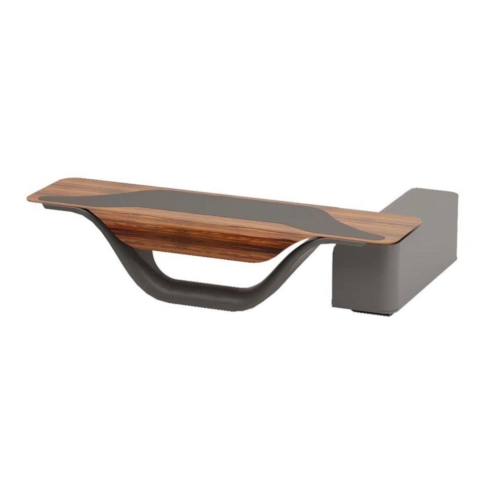 ENSEMBLE DE TABLE DE BUREAU LOTUS 290 CM POLI - Bureau | Mobilier de bureau