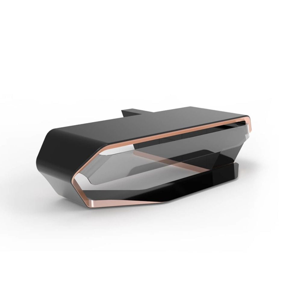 ENSEMBLE DE TABLE DE BUREAU FUTURE 294 CM NOIR POLI - Bureau | Mobilier de bureau