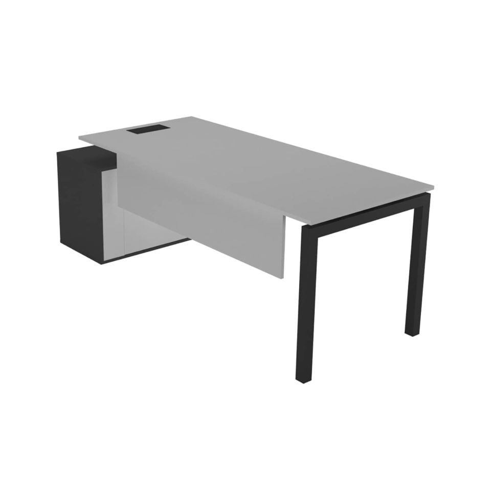 Galaxy Medium Shelf L Study Desk - Office Desk | Office Furniture