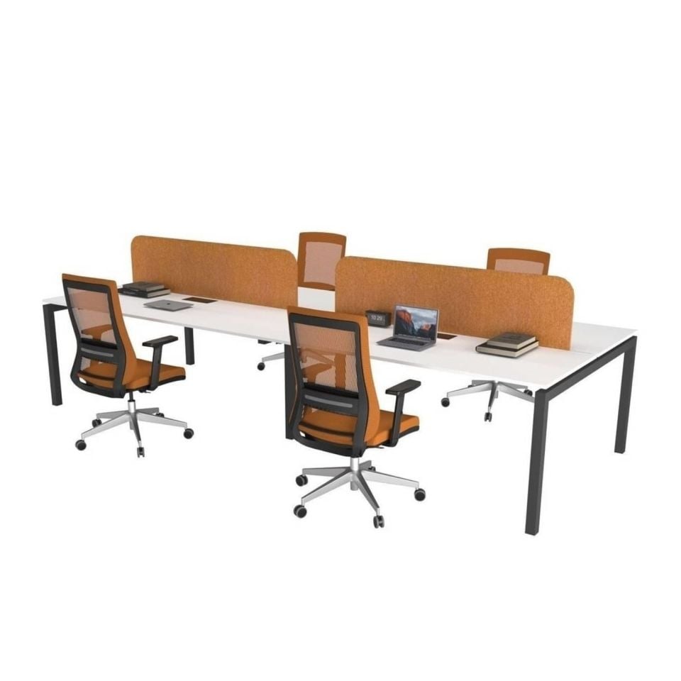 Bureau de travail Galaxy Quad - Bureau | Mobilier de bureau