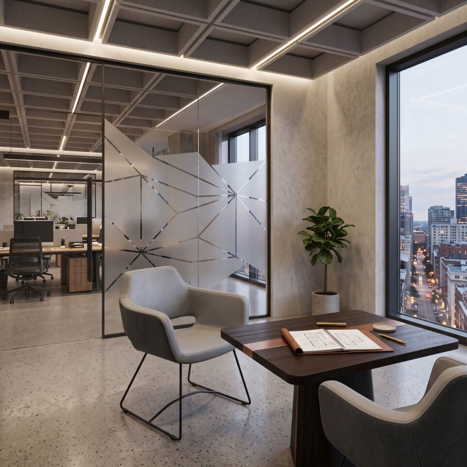 Deep Modern Antrasit-Gri Ofis Misafir ve Bekleme Koltuğu