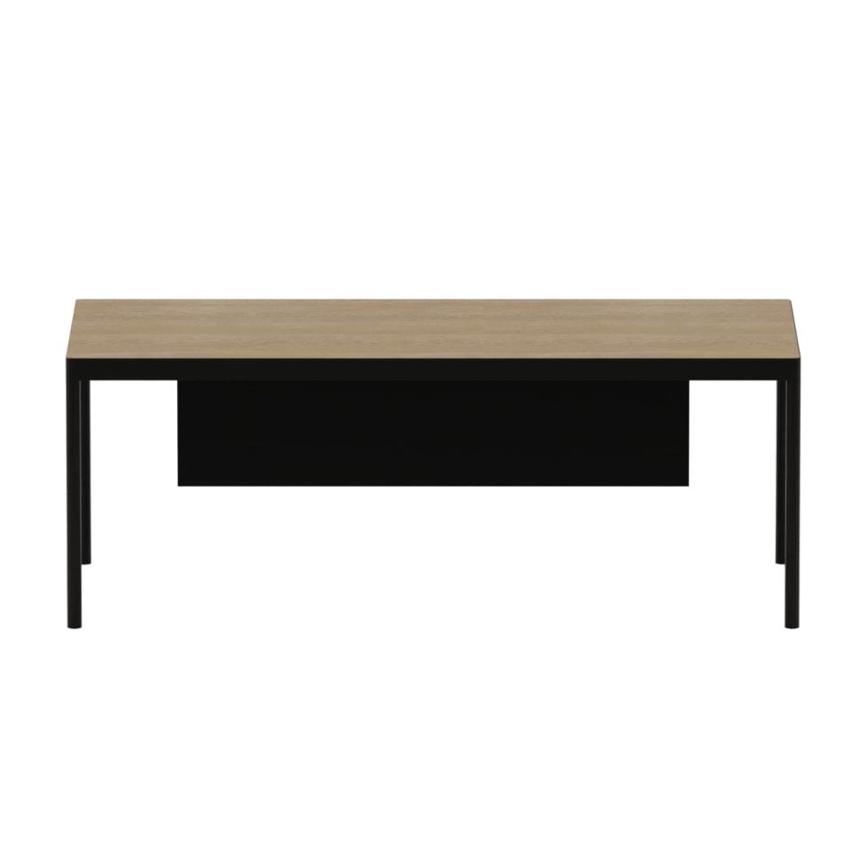 Less Single Study Desk with Front Curtain - Office Desk | Office Furniture