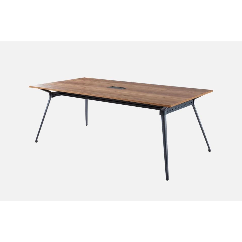 Deep Toplantı Masası - Ofis Masası | Ofis Mobilyaları 180 cm - Minyatür - Ceviz