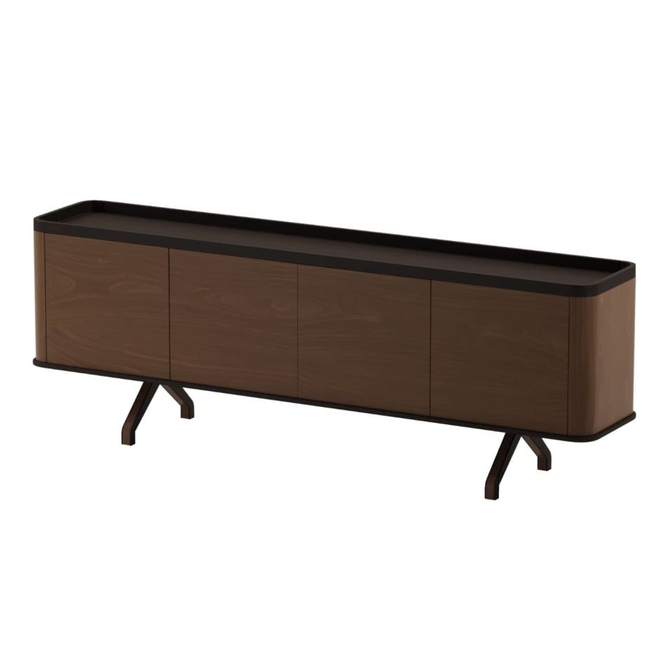 Ensemble de bureau exécutif en placage naturel NewEra - Ensemble de bureau | Mobilier de bureau