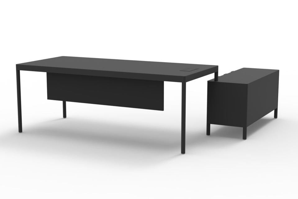 Less Shelf L Study Desk - Office Desk | Office Furniture