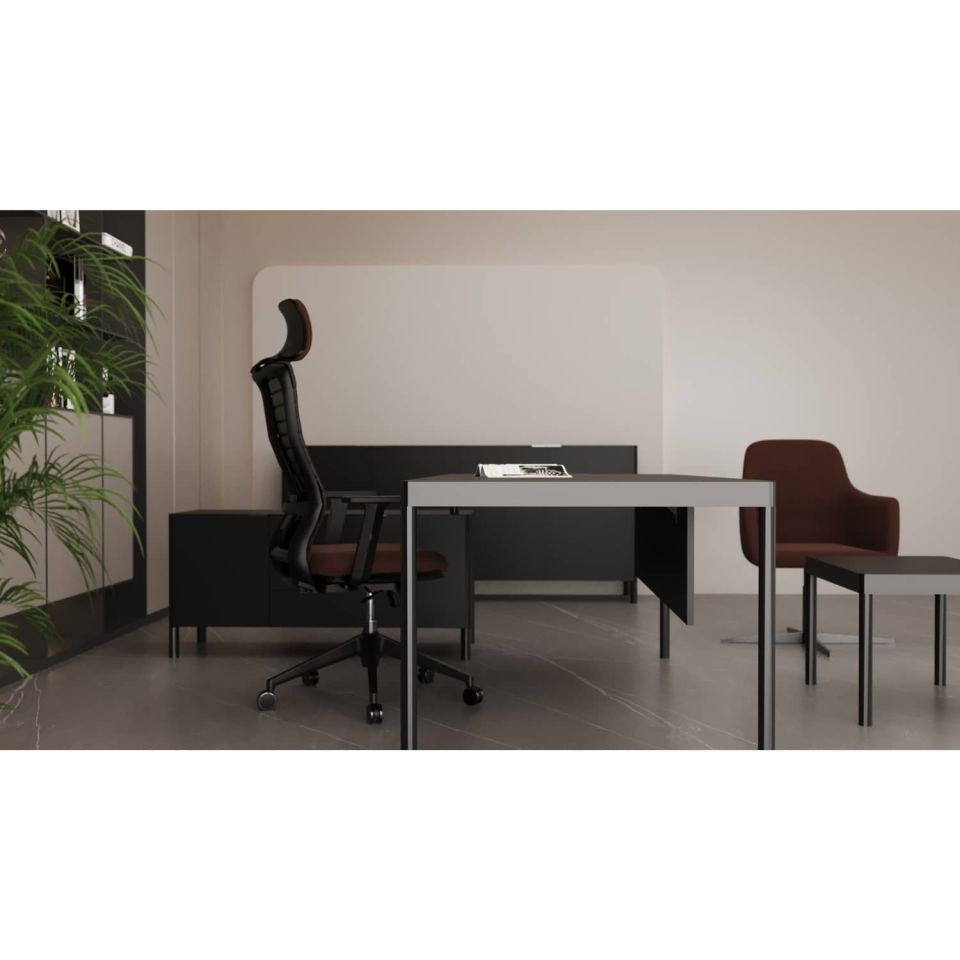 Less Shelf L Study Table Set - Office Desk | Office Furniture